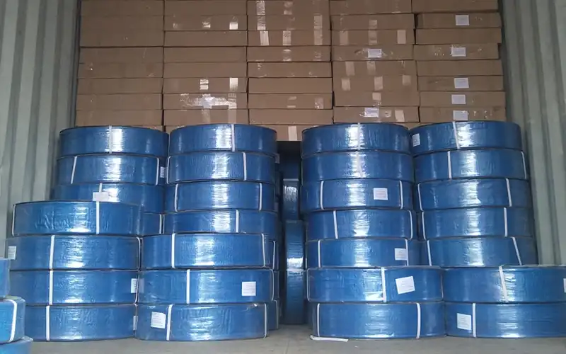 PVC Layflat Hose Loading