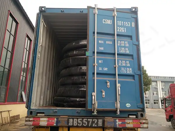 oil rubber hose loading